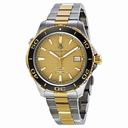 Tag Heuer Aquaracer Champagne Dial Steel and Gold Men's Watch WAK2121.BB0835