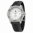 Tag Heuer Aquaracer Silver Dial Black Rubber Strap Men's Watch WAP1111.FT6029