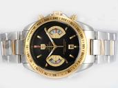 TAG Heuer Baselworld 2009 17 RS2 Mens 42mm Silver 18k Gold Strap Watch