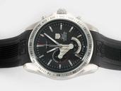 TAG Heuer Baselworld 2009 Grand Carrera Calibre 36 RS2 Mens 43mm Black Rubber Strap Watch