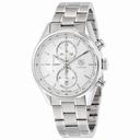 Tag Heuer Carrera Automatic Chronograph Silver Dial Stainless Steel Men's Watch CAR2111.BA0720