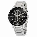 Tag Heuer Carrera Black Dial Chronograph Stainless Steel Automatic Men's Watch CV201AJ.BA0727