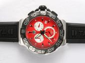 TAG Heuer Carrera CAC1112.BA0850 Red Dial Stainless Steel Case 40mm Watch