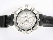 TAG Heuer Carrera CAF2011.FT8011 Stainless Steel Bezel White Dial Automatic Chronograph Watch