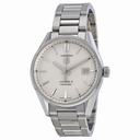 Tag Heuer Carrera Calibre 5 Silver Dial Stainless Steel Men's Watch WAR211B.BA0782