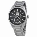 Tag Heuer Carrera Calibre 8 GMT Grey Dial Stainless Steel Men's Watch WAR5012BA0723