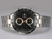 TAG Heuer Carrera CV2010.BA0786 41mm Black Dial Silver Stainless Steel Strap Watch