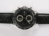 TAG Heuer Carrera CV2010.BA0786 Mens 41mm Black Cow Leather Strap Watch