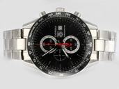TAG Heuer Carrera CV2010.BA0786 Quartz Chronograph Black Dial Round Watch