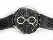 TAG Heuer Carrera CV2014.FT6007 Quartz Chronograph Black Dial Watch