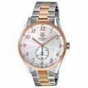 Tag Heuer Carrera Heritage Silver Dial Automatic Steel and 18kt Rose Gold Men's Watch WAS2151.BD0734