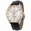 Tag Heuer Carrera Heritage White Dial Black Alligator Leather Men's Watch WAS2151.FC6180