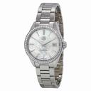 Tag Heuer Carrera Mother of Pearl Dial Diamond Stainless Steel Ladies Watch WAR1315BA0778