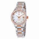 Tag Heuer Carrera Mother of Pearl Diamond Dial Steel and 18kt Rose Gold Men's Watch WAR2453.BD0777