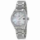 Tag Heuer Carrera White Mother of Pearl Dial Ladies Quartz Watch WAR1311.BA0778