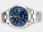 TAG Heuer Carrera WV2115.BA0787 Blue Dial Stainless Steel Bezel Silver Stainless Steel Strap Watch