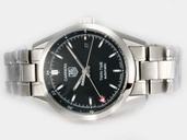 TAG Heuer Carrera WV2115.BA0787 Round Automatic Black Dial Watch
