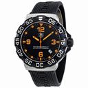 Tag Heuer F1 Black Dial Black Rubber Strap Men's Watch WAH1116FT6024