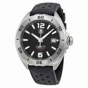 Tag Heuer Formula 1 Automatic Black Dial Black Rubber Men's Watch WAZ2113FT8023