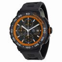 Tag Heuer Formula 1 Black Dial Black Rubber Chronograph Men's Watch CAU2012.FT6038