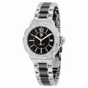 Tag Heuer Formula 1 Black Diamond Dial Stainless Steel Black Ceramic Ladies Watch WAH1217.BA0859