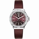 Tag Heuer Formula 1 Burgundy Dial Diamonds On Bezel Ladies Watch WAH121B.FC6223