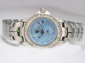TAG Heuer Link CJ1112.BA0576 Silver Stainless Steel Strap Round Diamond Dial Watch