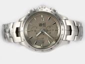 TAG Heuer Link CJF2115 Grey Dial 42mm Silver Stainless Steel Strap Watch