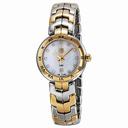Tag Heuer Link Diamond Mother of Pearl Dial 18kt Gold and Stainless Steel Ladies Watch WAT1453.BB0955