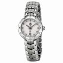 Tag Heuer Link Diamond Silver Guilloche Dial Stainless Steel Ladies Watch WAT1413.BA0954