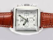 TAG Heuer Link Monaco Calibre 12 41mm White Dial Stainless Steel Case Watch