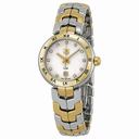 Tag Heuer Link Silver Guilloche Dial Steel and Gold Ladies Watch WAT1450.BB0955