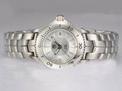 TAG Heuer Link WJ1112.BA0570 Womens Round Silver Stainless Steel Strap Watch
