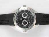 TAG Heuer Mercedes Benz SLR CAG2110.FC6209 Black Dial Black Rubber Strap 43mm Watch