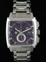TAG Heuer Monaco CAL2110.FC6257 Silver Stainless Steel Strap Brown Dial 40.5mm Watch