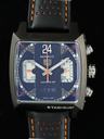 TAG Heuer Monaco CAL5112.FC6298 Square Black Cow Leather Strap Mens Watch