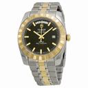 Tudor Date and Day Classic Automatic Black Dial Stainless Steel and Yellow Gold Men's Watch 23013-BKSTT