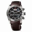 Tudor Fastrider Black Dial Chronograph Brown Leather Men's Watch 42000-BKSBRLS