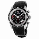 Tudor Grantour Chronograph Automatic Black Dial Black Leather Men's Watch 20530N-BKMCPL