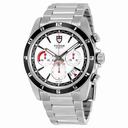 Tudor Grantour Chronograph Automatic White Dial Stainless Steel Men's Watch 20530N-WSSS