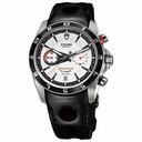 Tudor Grantour White Dial Black Leather Men's Watch 20550N-WLPL
