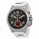 TW Steel Chronograph Black Dial White Rubber Men's Watch TW428