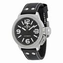 TW Steel Canteen Automatic Black Dial 45 MM Black Leather Men's Watch TWA950