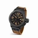 TW Steel Canteen Automatic Black Dial 45 MM Brown Leather Men's Watch CS45