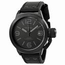 TW Steel Canteen Black Dial Black Leather Men's Watch TW844R