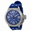 TW Steel Canteen Blue Dial Blue Silicone Men's Watch TW500