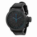 TW Steel Canteen Chronograph Black Dial Leather Men's Watch TW904R