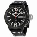 TW Steel CEO Canteen 45 MM Black Leather Strap Men's Watch CE1031