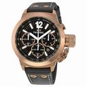TW Steel CEO Canteen Chronograph Black Dial Rose Gold PVD Men's Watch CE1023R
