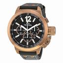 TW Steel CEO Chronograph Black Dial 50mm Black Leather Men's Watch CE1024R